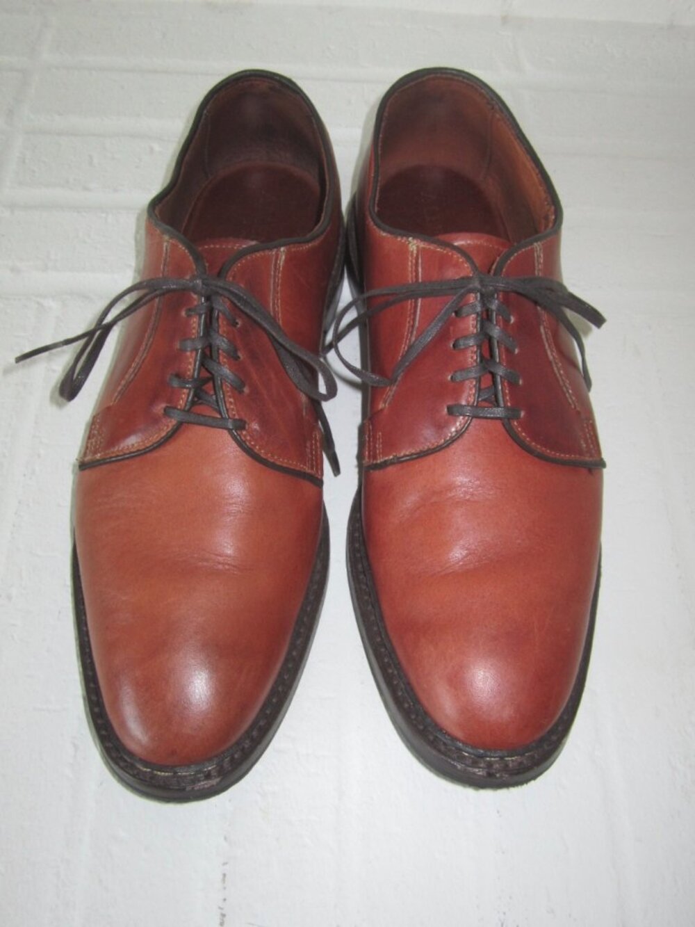 ALLEN EDMONDS THE BADLANDS Brown Leather Derby Shoes 8091 Men’s 9 D